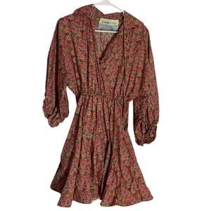 Tish Cox Women's Paisley Mini Cotton dress size small